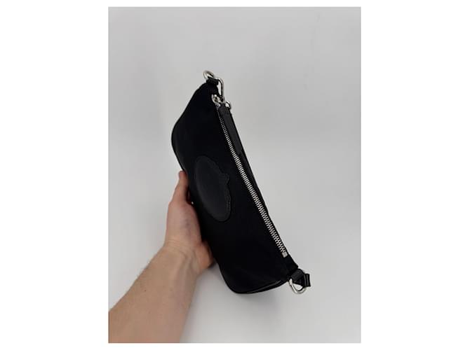 Borsa a spalla e pochette Prada nylon nera Nero - vista 7