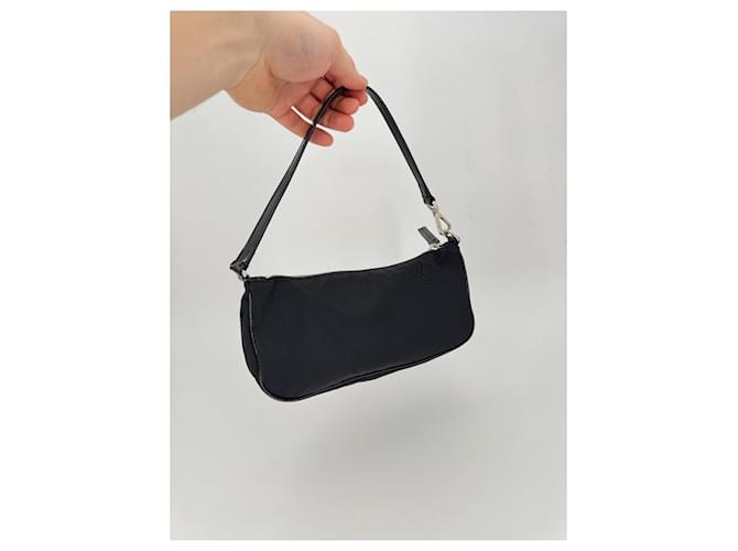 Borsa a spalla e pochette Prada nylon nera Nero - vista 9