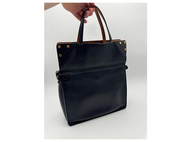 Borsa a tracolla Fendi Flip nera in pelle Nero - vista 12