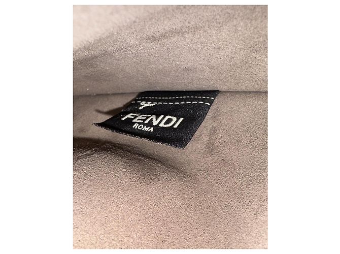 Borsa a tracolla Fendi Flip nera in pelle Nero - vista 16