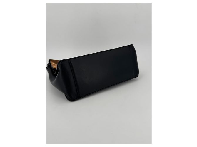 Borsa a tracolla Fendi Flip nera in pelle Nero - vista 19