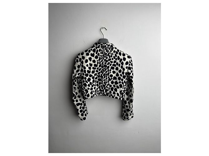 Yves Saint Laurent Cow Blazer Weiß - Ansicht 10