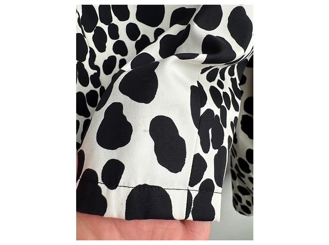 Yves Saint Laurent Cow Blazer Weiß - Ansicht 13