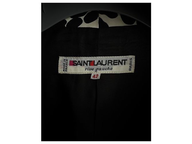 Yves Saint Laurent Cow Blazer Weiß - Ansicht 9
