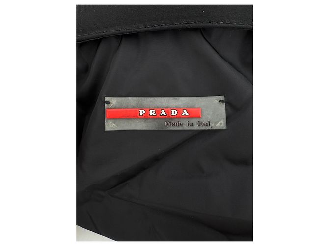 Prada Sport Double Pouch Belt Bag Nero Nylon - vista 7