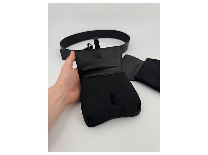 Prada Sport Double Pouch Belt Bag Nero Nylon - vista 8