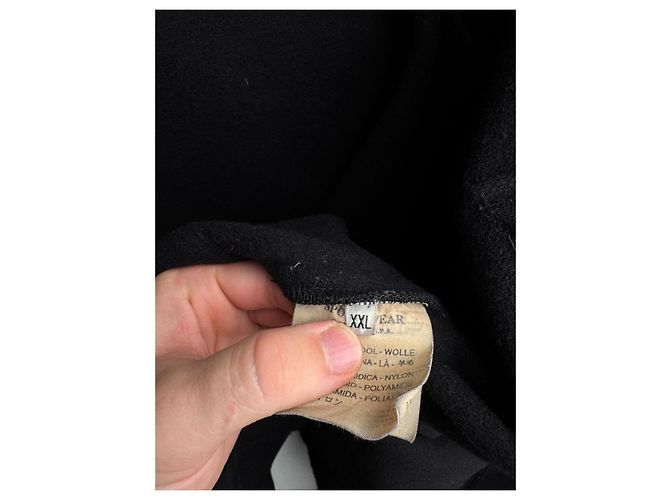 Stone Island Overshirt Jacke Schwarz Wolle XXL - Ansicht 14