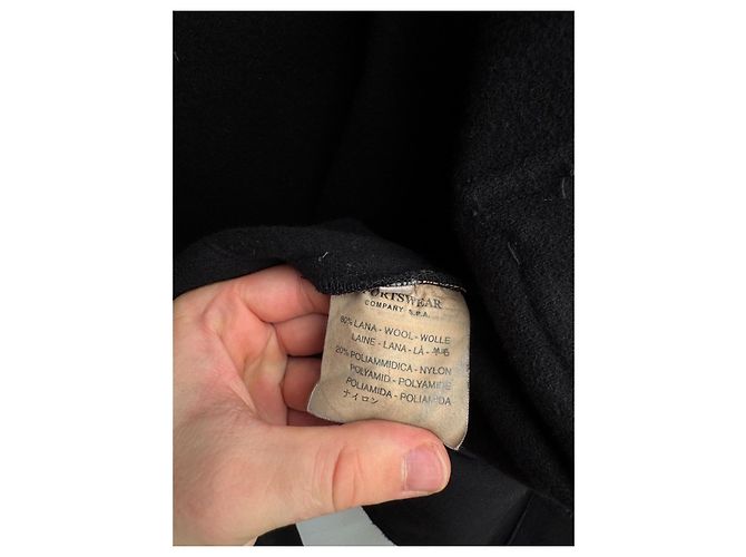 Stone Island Overshirt Jacke Schwarz Wolle XXL - Ansicht 15