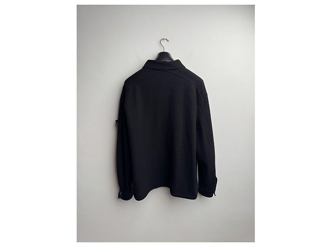 Stone Island Overshirt Jacke Schwarz Wolle XXL - Ansicht 19