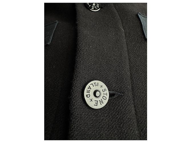 Stone Island Overshirt Jacke Schwarz Wolle XXL - Ansicht 3