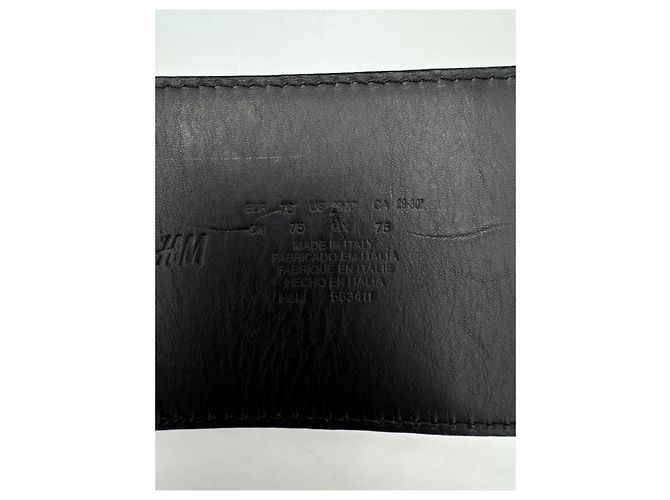 Alexander Wang Heavy Metal Avant-Garde Gürtel Schwarz Leder - Ansicht 7