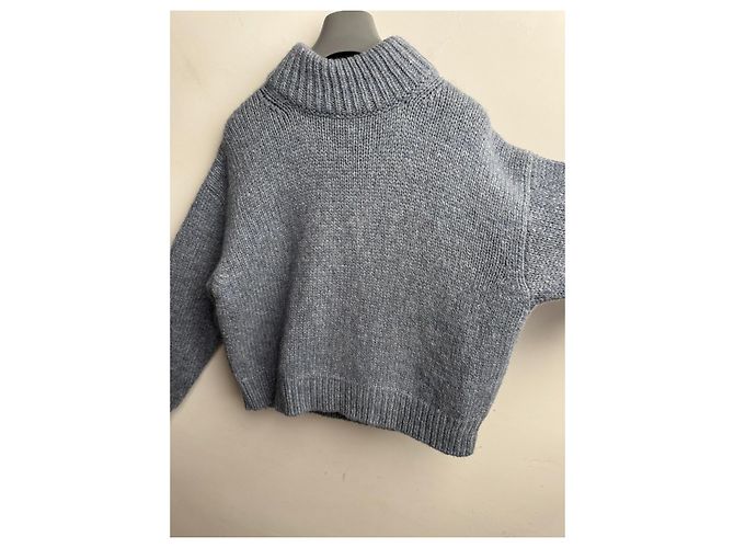 Suéter Céline Triomphe de lana azul claro - vista 5