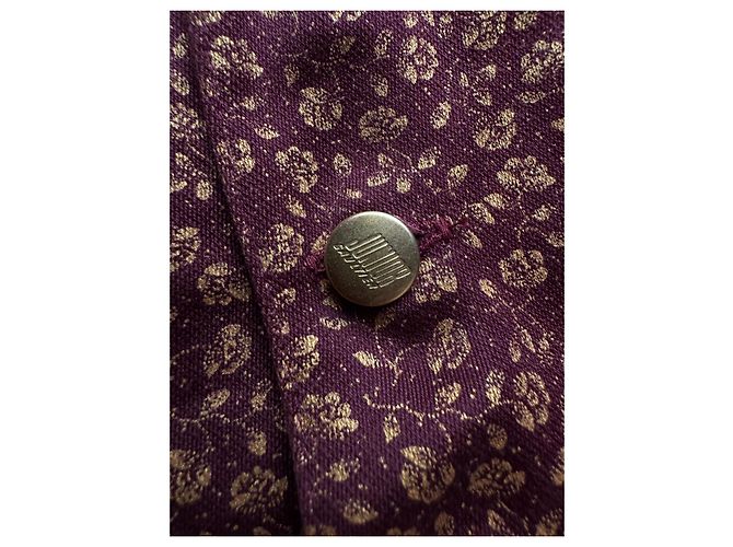 Jean Paul Gaultier Red Cotton Vest Flower Print - view 3