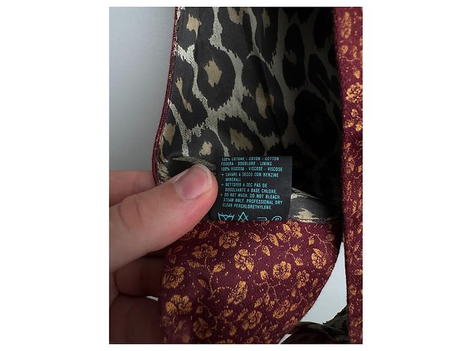Jean Paul Gaultier Red Cotton Vest Flower Print - view 6