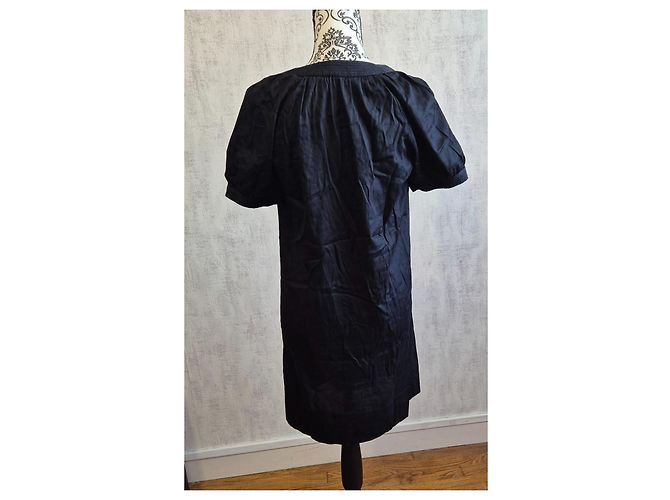 Kurzes schwarzes ärmelloses Kleid Sandro Größe 38 M 2 - Ansicht 4