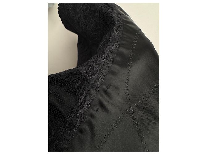 Dolce & Gabbana Top Bustier Corsé de Encaje Negro - vista 12