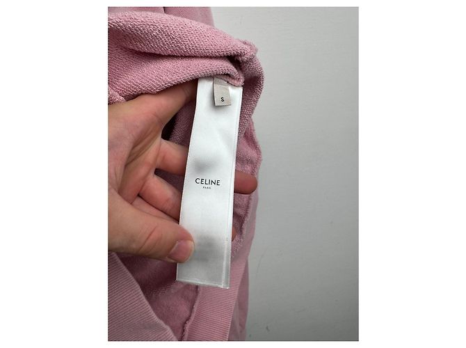 Moletom Céline rosa de algodão - vista 9