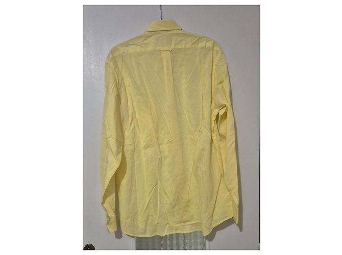 Camicia da uomo a maniche lunghe gialla Cacharel taglia 40cm Giallo - vista 3