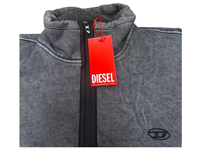 Diesel Sweatshirtjacke Grau - Ansicht 11