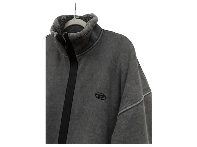 Diesel Sweatshirtjacke Grau - Ansicht 2