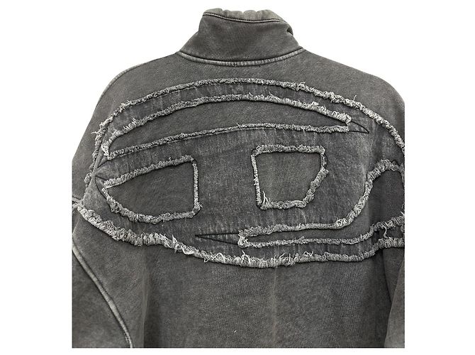 Diesel Sweatshirtjacke Grau - Ansicht 6