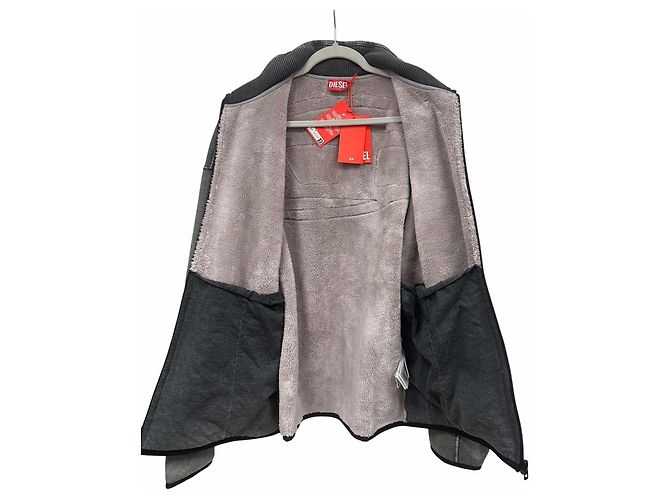 Diesel Sweatshirtjacke Grau - Ansicht 7
