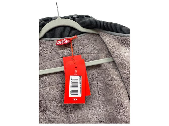 Diesel Sweatshirtjacke Grau - Ansicht 8