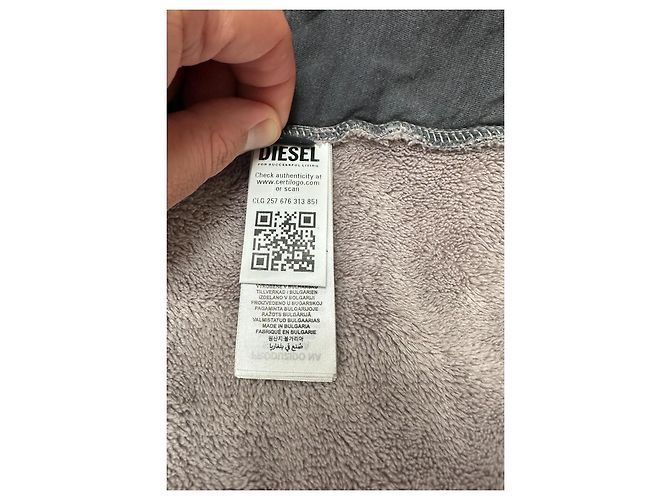 Diesel Sweatshirtjacke Grau - Ansicht 9