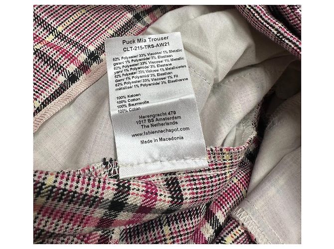 Autre Marque Pantalones Fabienne Chapot de algodón Multicolor - vista 6