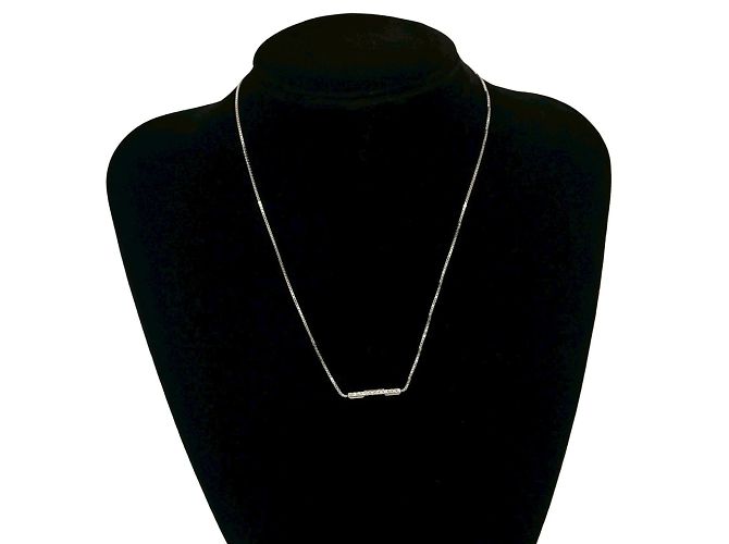 Collar Péndulo Bar Link to Love de GUCCI Plata - vista 2