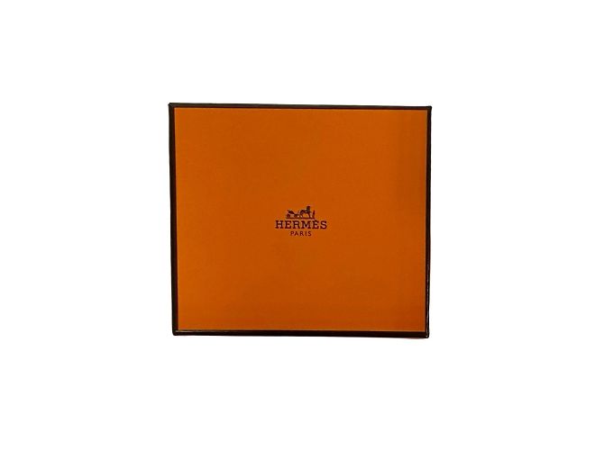 Billetera Mini Bifold Compacta de Cuero Constance de Hermès Roja - vista 8