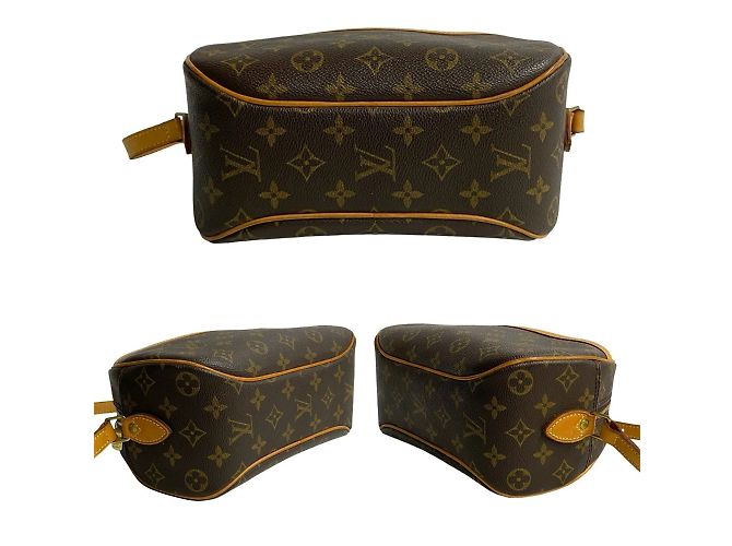 Borsa a spalla mini in pelle Monogram Blois di Louis Vuitton Marrone - vista 6