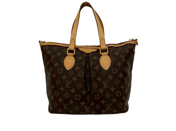 Louis Vuitton Palermo PM Monogram Lederhandtasche Braun - Ansicht 3
