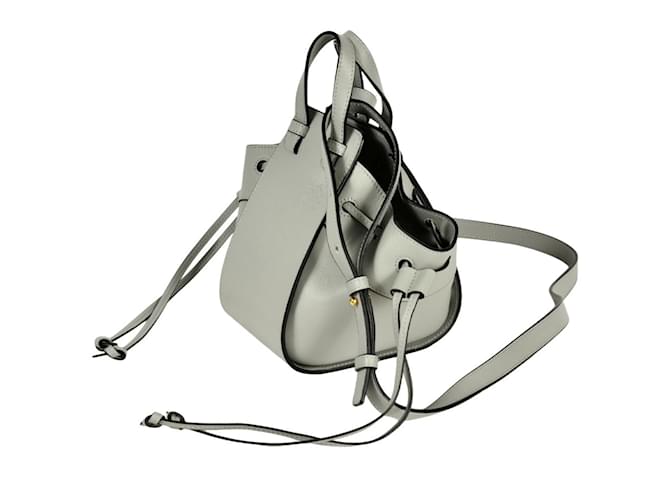 Borsa a spalla mini Hammock con cordino Loewe Marrone - vista 2