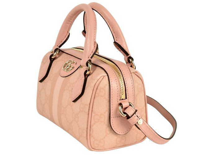 Borsa a mano super mini Ophidia di Gucci Rosa - vista 2