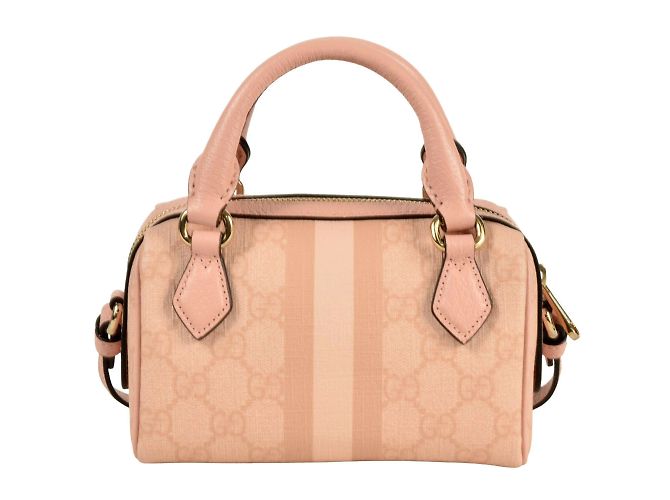 Borsa a mano super mini Ophidia di Gucci Rosa - vista 3