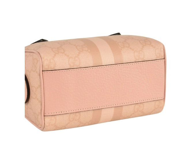 Borsa a mano super mini Ophidia di Gucci Rosa - vista 4