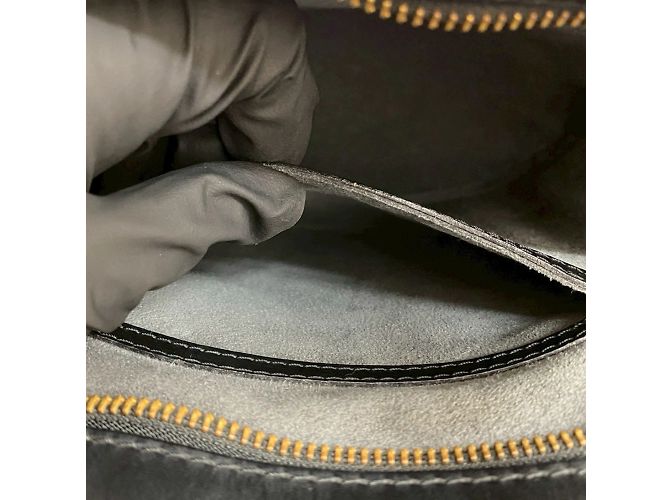 Borsa Mini Tote in Pelle Epi Saint-Jacques Louis Vuitton Nero - vista 10