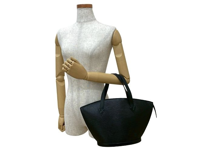 Borsa Mini Tote in Pelle Epi Saint-Jacques Louis Vuitton Nero - vista 2