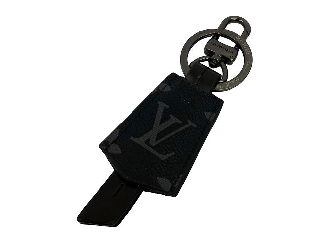 Portachiavi in pelle nera Louis Vuitton Nero - vista 3