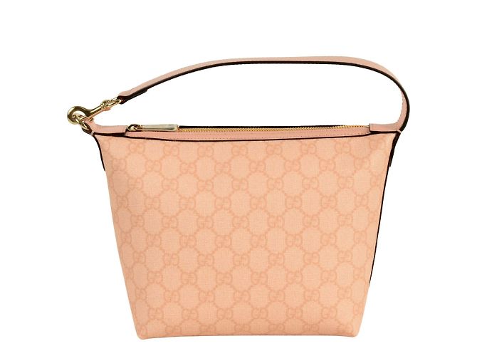 Borsa a Spalla Super Mini Ophidia di Gucci Rosa - vista 3