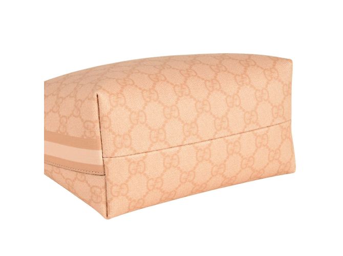 Borsa a Spalla Super Mini Ophidia di Gucci Rosa - vista 4