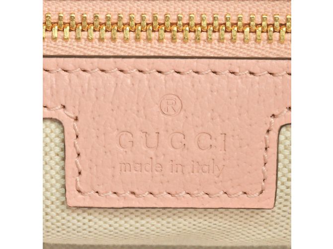 Borsa a Spalla Super Mini Ophidia di Gucci Rosa - vista 6