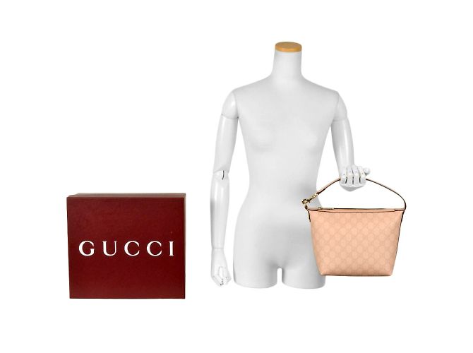 Borsa a Spalla Super Mini Ophidia di Gucci Rosa - vista 7