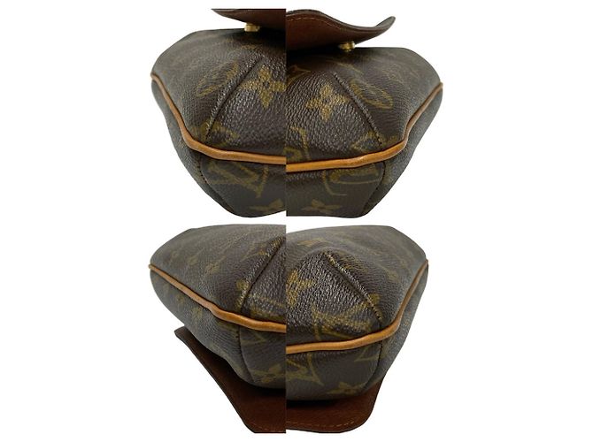 Borsa a spalla mini Musette Salsa in pelle Monogram Louis Vuitton Marrone - vista 7