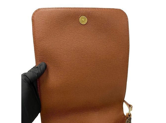 Borsa a spalla mini Musette Salsa in pelle Monogram Louis Vuitton Marrone - vista 8