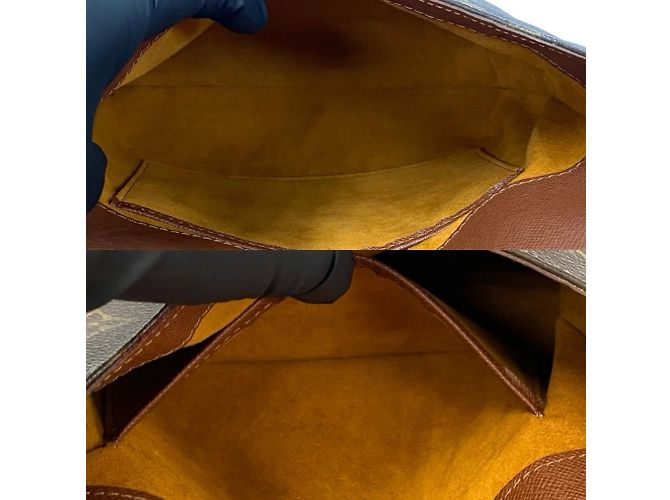 Borsa a spalla mini Musette Salsa in pelle Monogram Louis Vuitton Marrone - vista 9