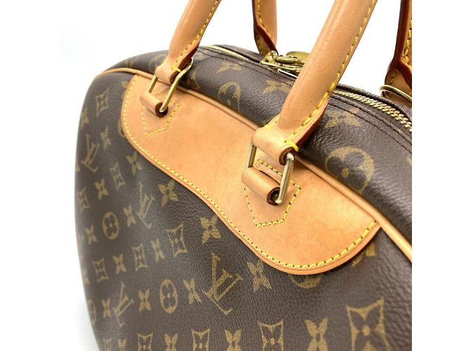 Borsa Deauville di Louis Vuitton Marrone - vista 3