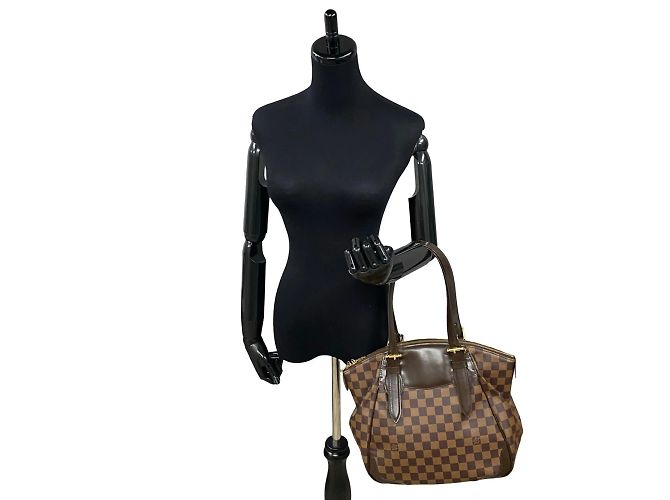 Louis Vuitton Verona MM Damier Lederhandtasche Braun - Ansicht 2