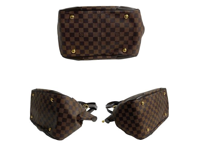 Louis Vuitton Verona MM Damier Lederhandtasche Braun - Ansicht 6